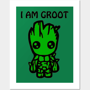 I am Groot Posters and Art